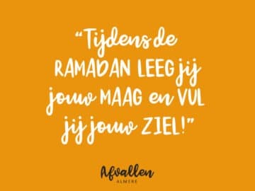 Ramadan quote afvallen almere