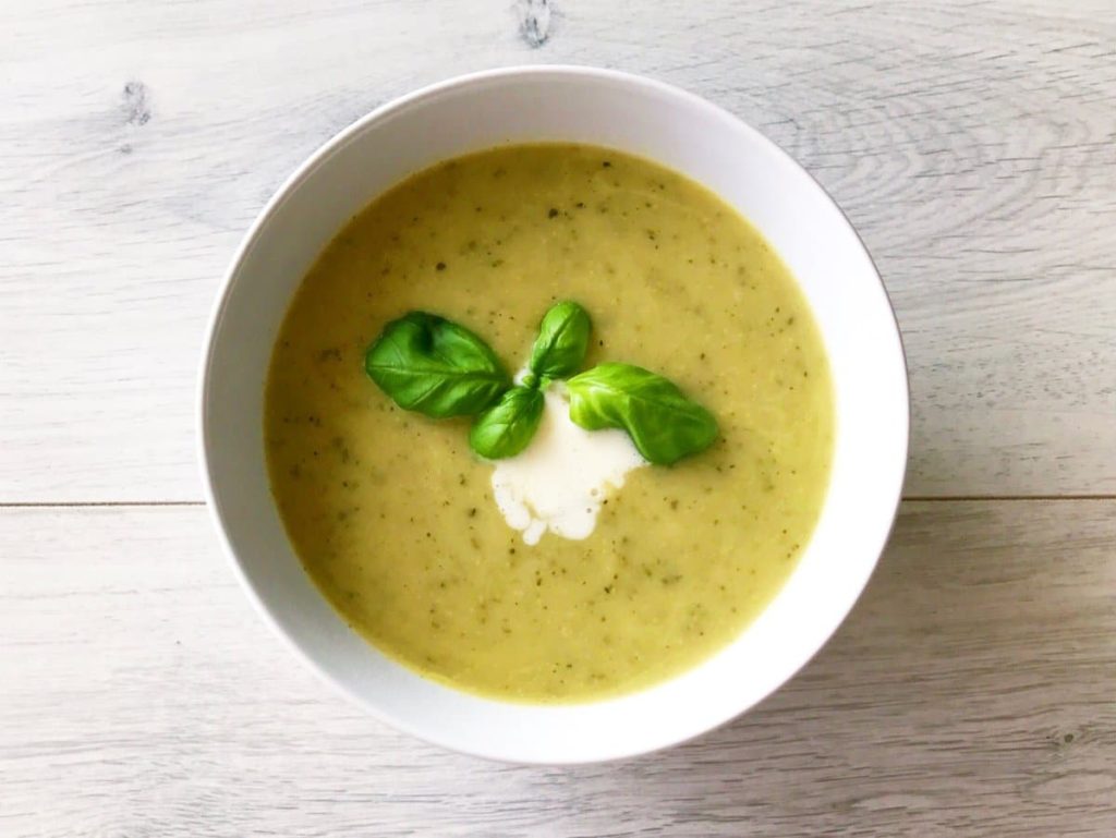 gezonde courgettesoep recept afvallen almere