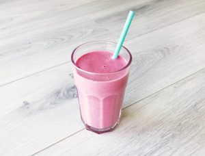 Drink ontbijt framboos banaan Afvallen Almere