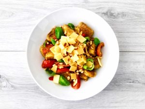 Gnocchi met tomaat , pesto en oude kaas gezond recept afvallen almere