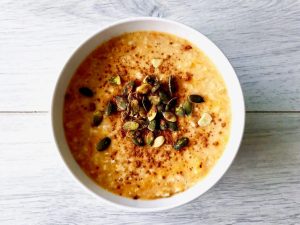 Havermout met pompoen pumpkin slice gezond recept afvallen almere