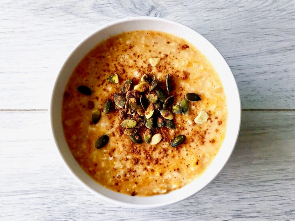 Havermout met pompoen pumpkin slice gezond recept afvallen almere