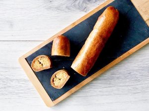 banketstaaf (notenvrij) amandel vrij gezond caloriearm recept banketspijs