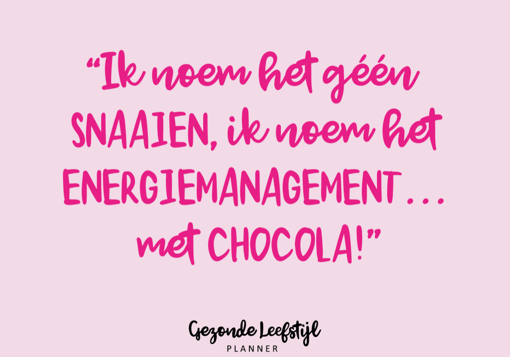 energiemanagement met chocolade quote afvallen almere emotie-eten