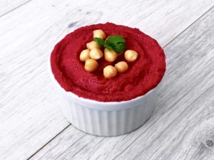 bieten hummus gezond recept afvallen broodbeleg