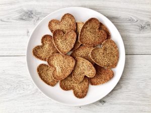 gezonde havermout crackers lijnzaad bakken recept afvallen almere vegan plantaardig vegetarisch