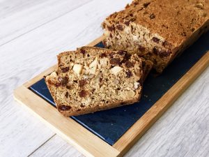 Gezonde Havermoutcake met appel, havermeel, gezond recept ontbijt tussendoortjes afvallen almere