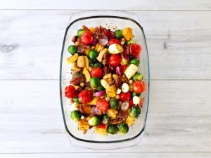 ah ovengroente decaan spruitjes pompoen ui kikkerwetten vegan vegetarisch afvallen almere recept gezond