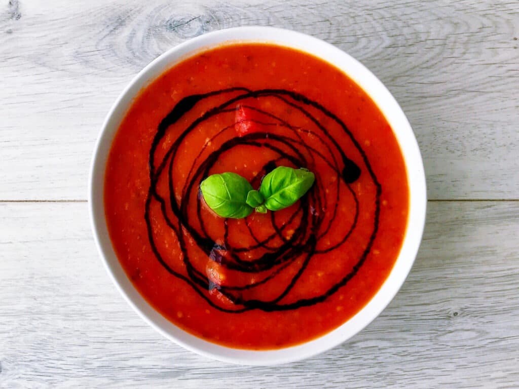 gezonde tomatensoep balsamicoazijn recept afvallen almere