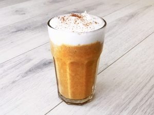 Warme herfst smoothie met appel en pompoen afvallen almere gezond recept